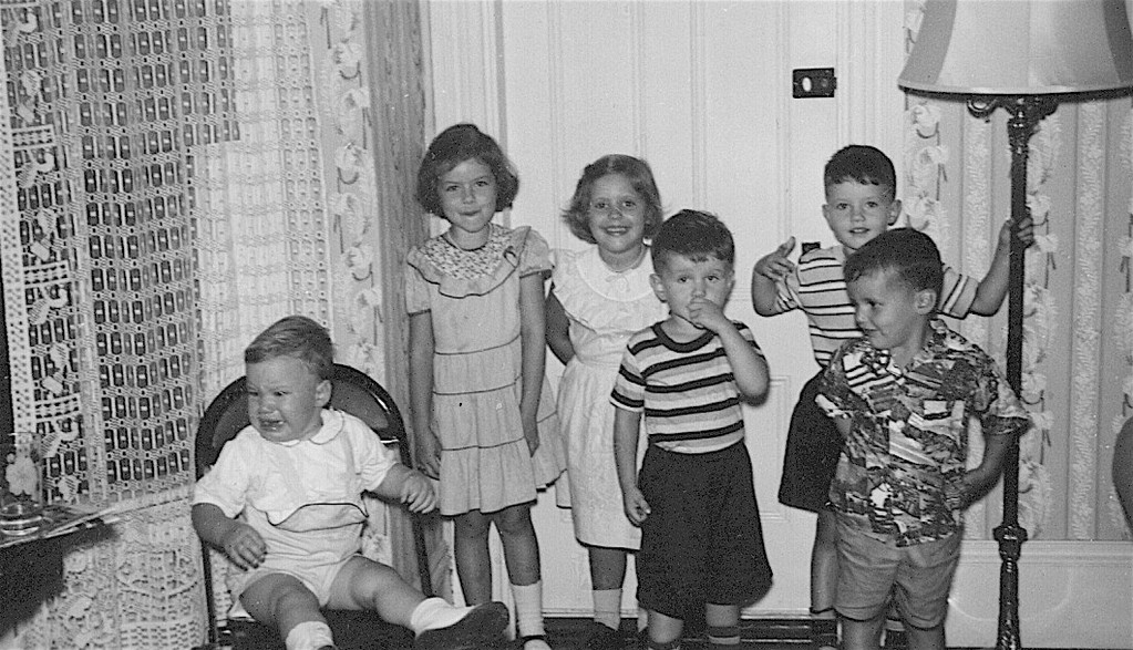 ?Patsy, Kathy, Paula, Bobby, Billy, Mike  1950?