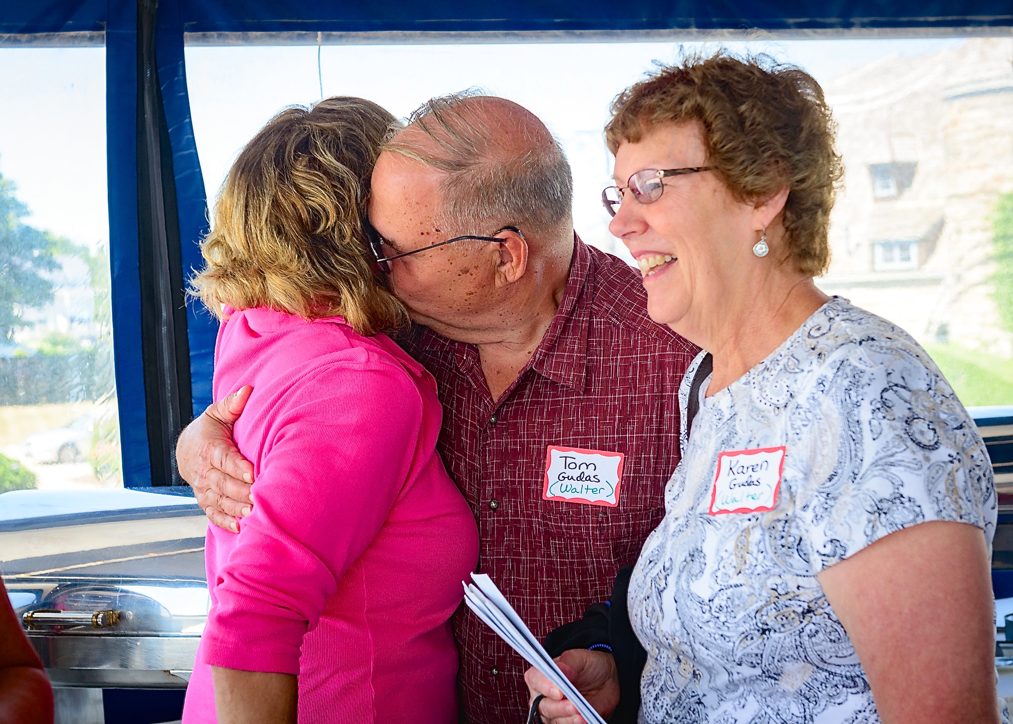 Lorraine, Tom (Walt's son), & Tom's wife Karen