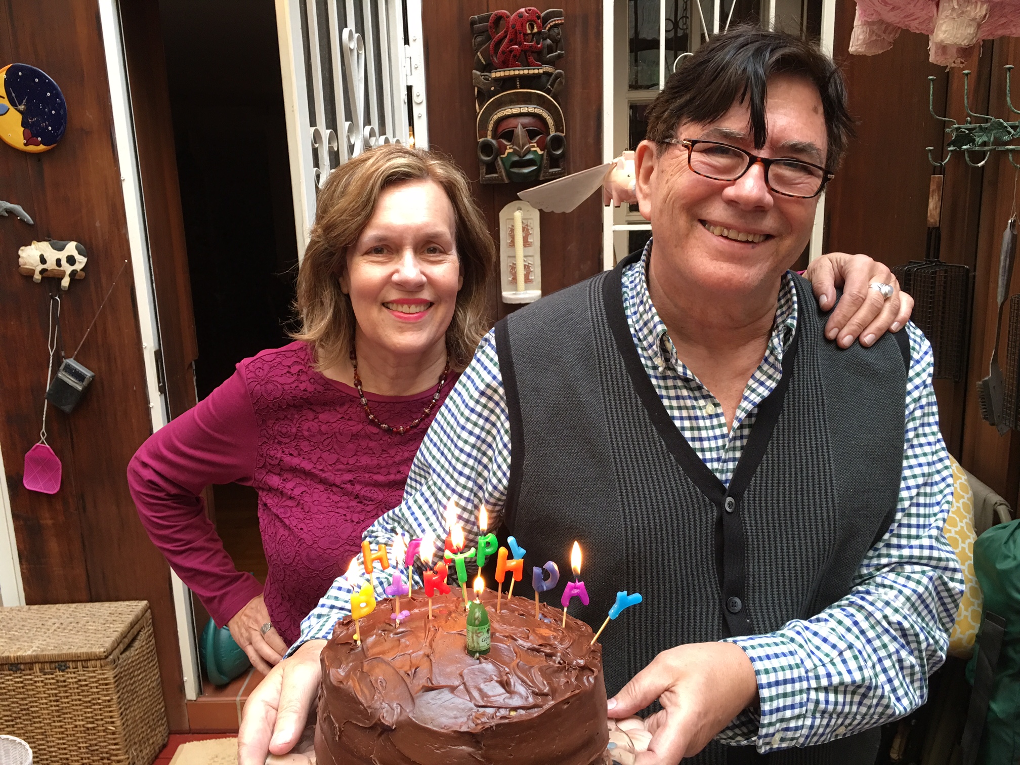 Lorraine & John's birthdays, 2017