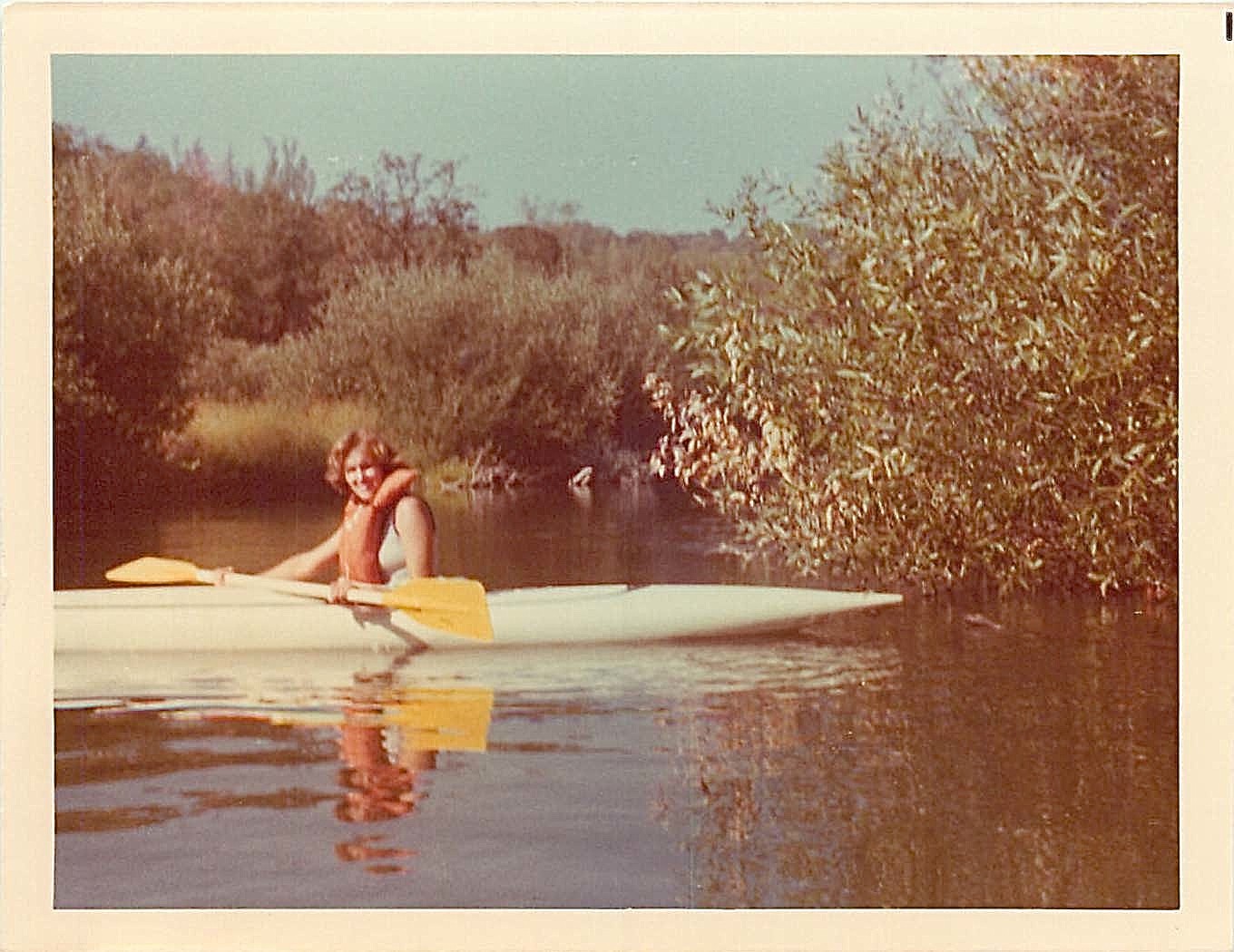 Lorraine on the Russian River, August, 1977