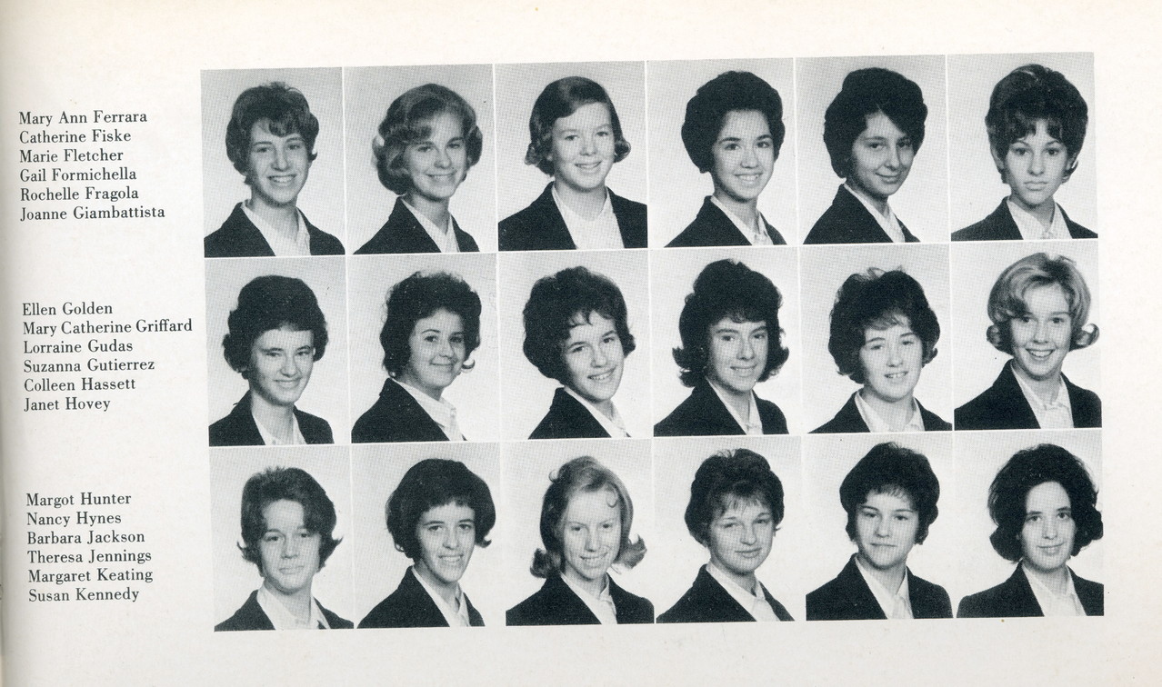 Freshman year, 1960s Convent School