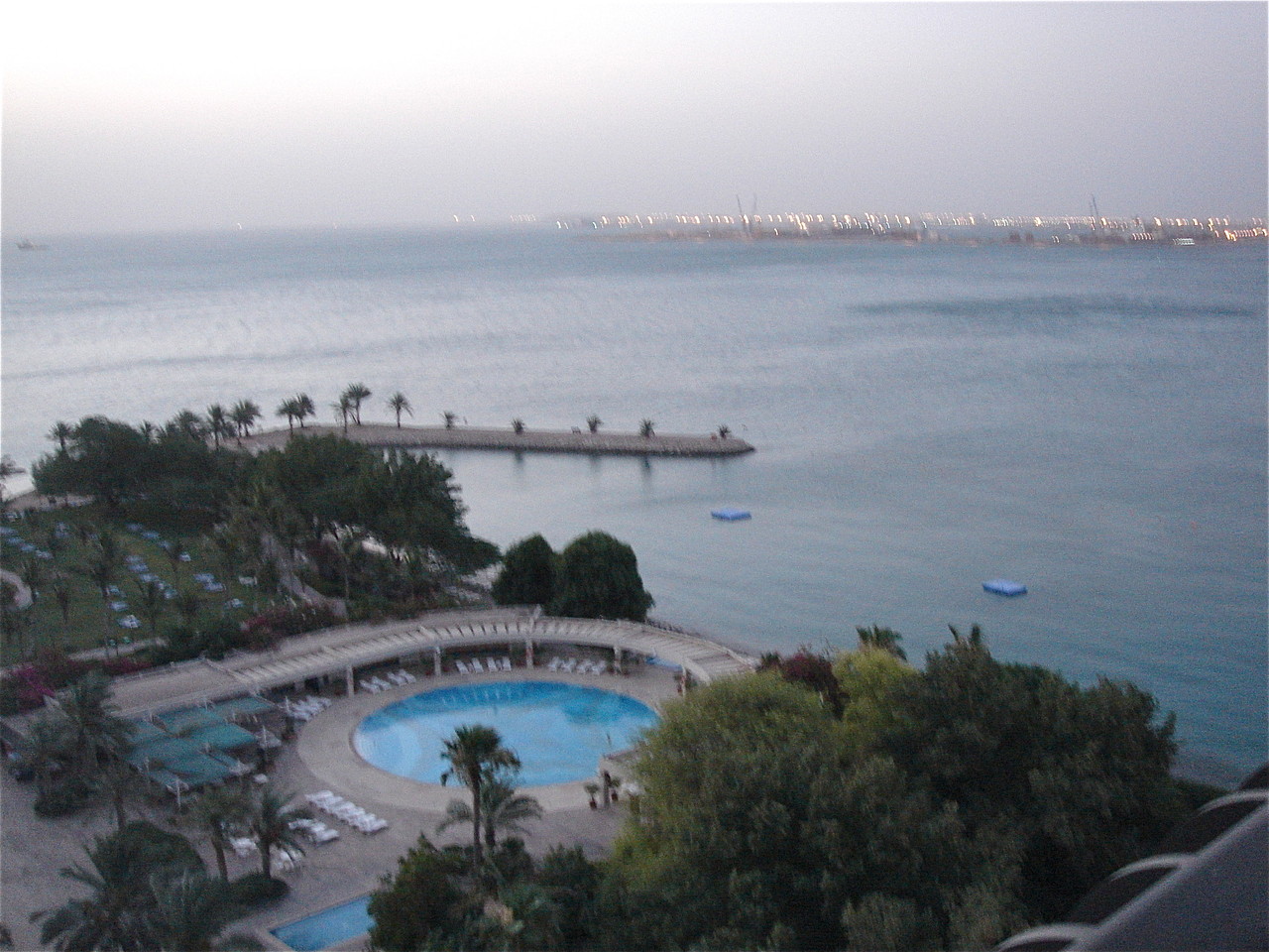 view from room, Sheraton Doha, Qatar