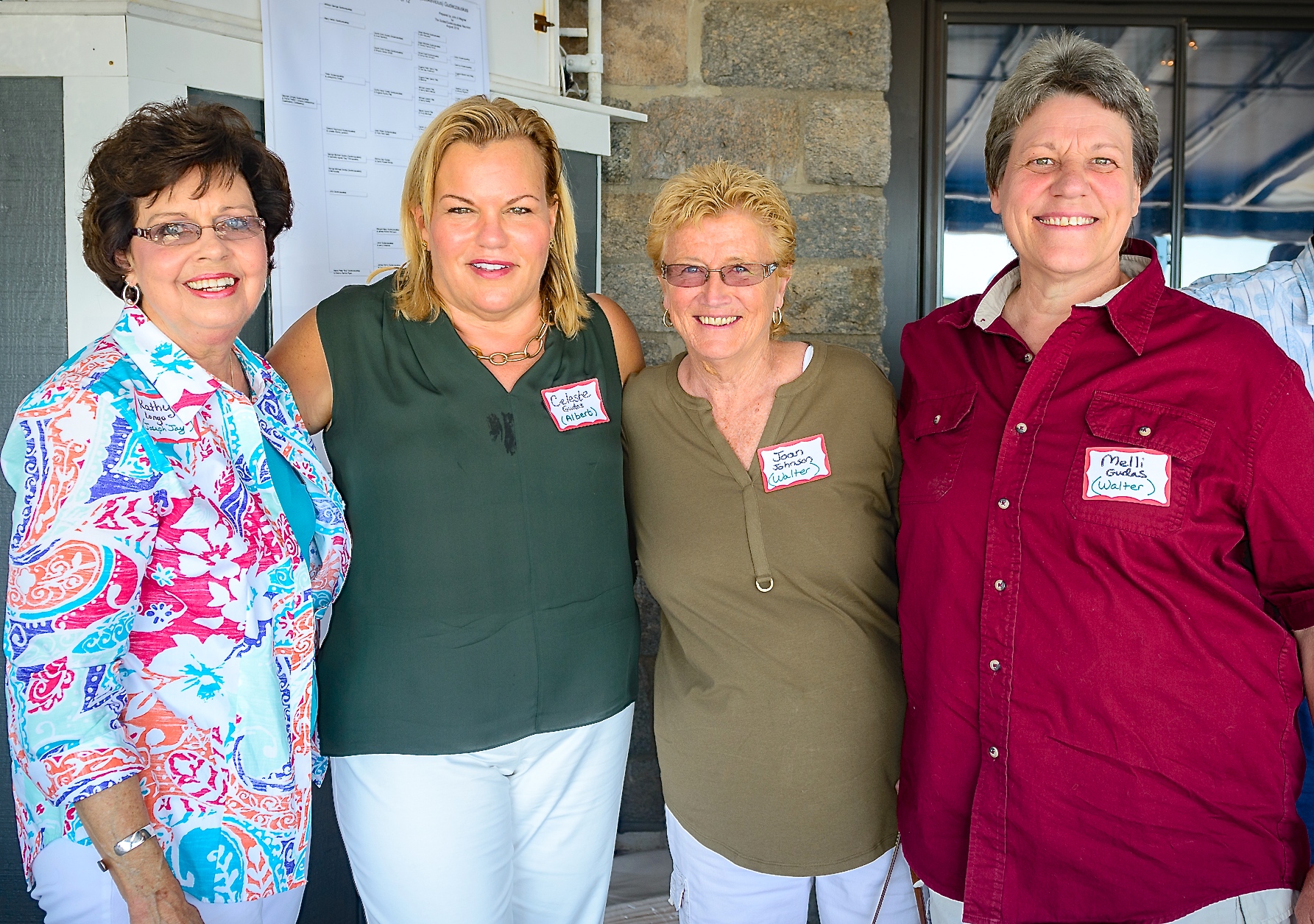 Kathy, Celeste, Joan Johnson &  Mellie Gudas (Walt's daughter)