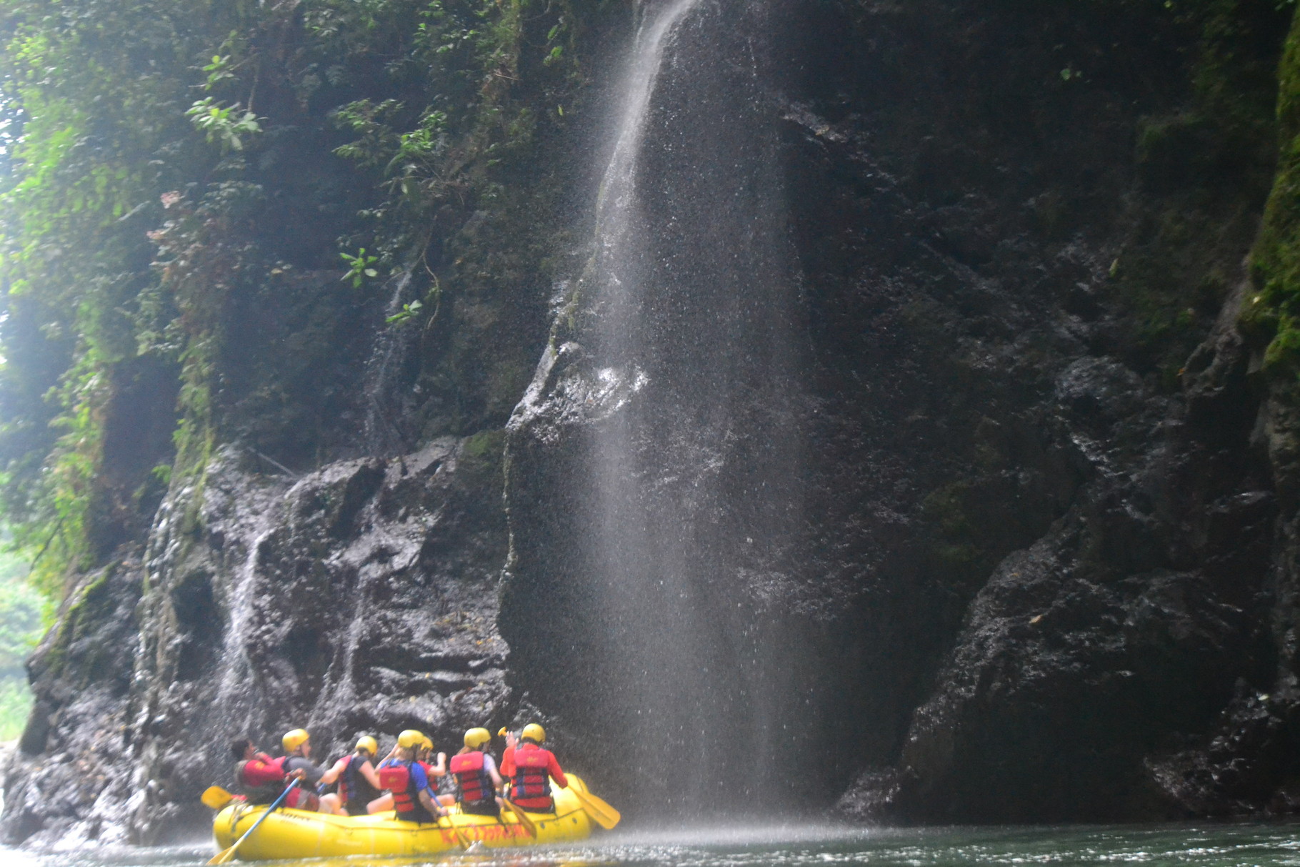 We saw and went under many waterfalls along the 17 mile river trip.