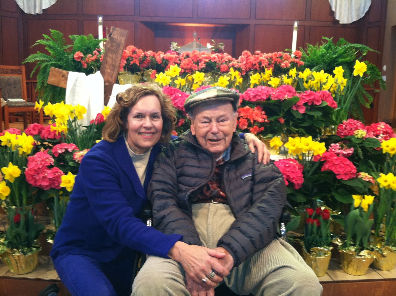 Lorraine & Al Gudas, Holy Cross Church, Easter, 2013