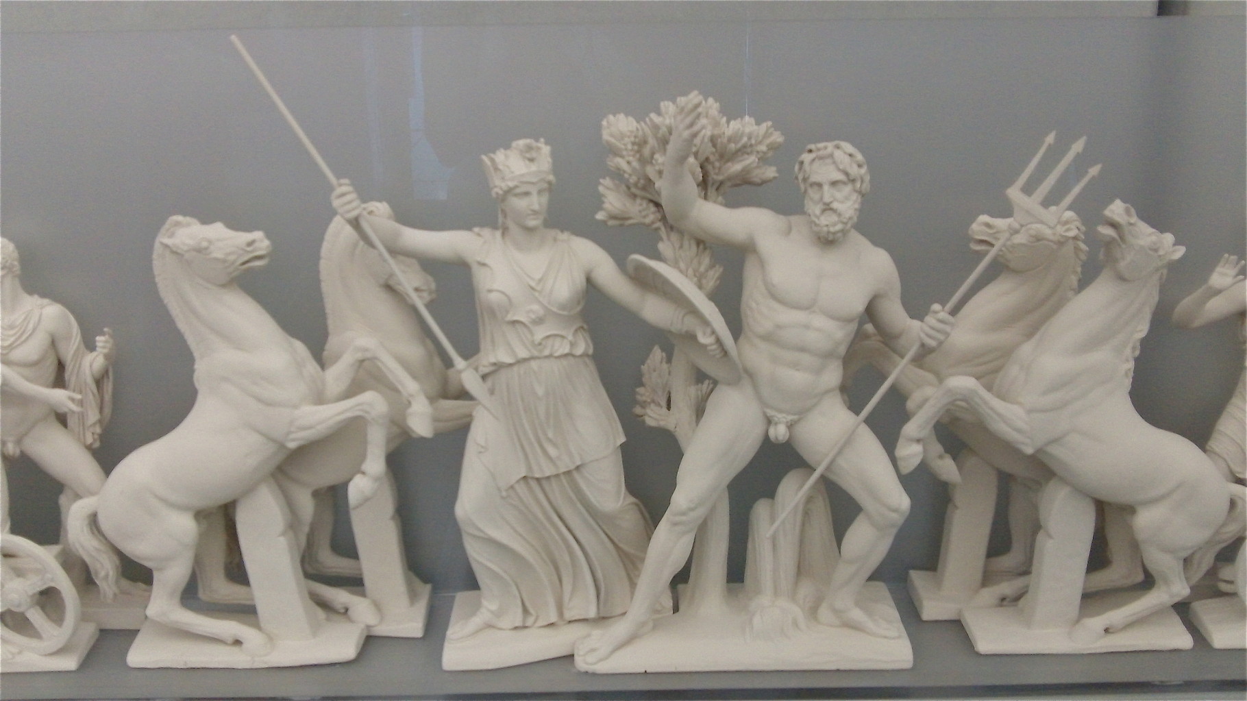 Athena and Poseidon, Acropolis Museum