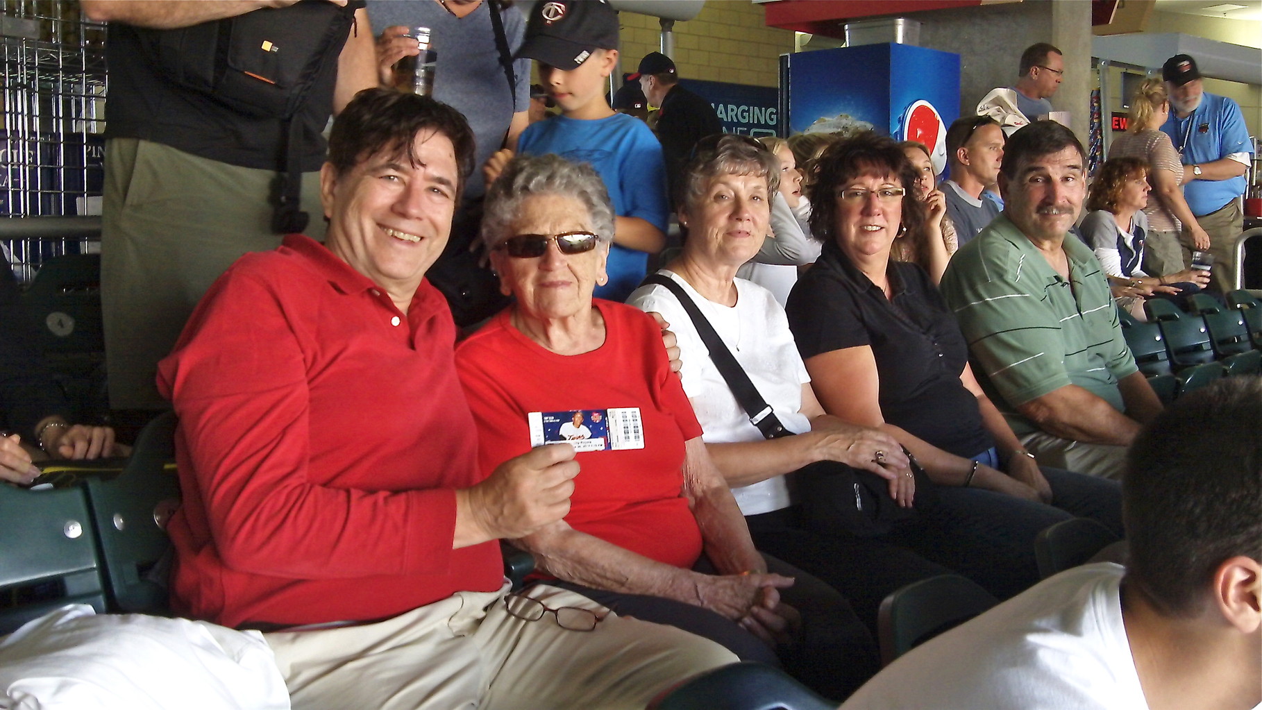 John, Mary Lou, Cindy, Jill & Paul at the game.