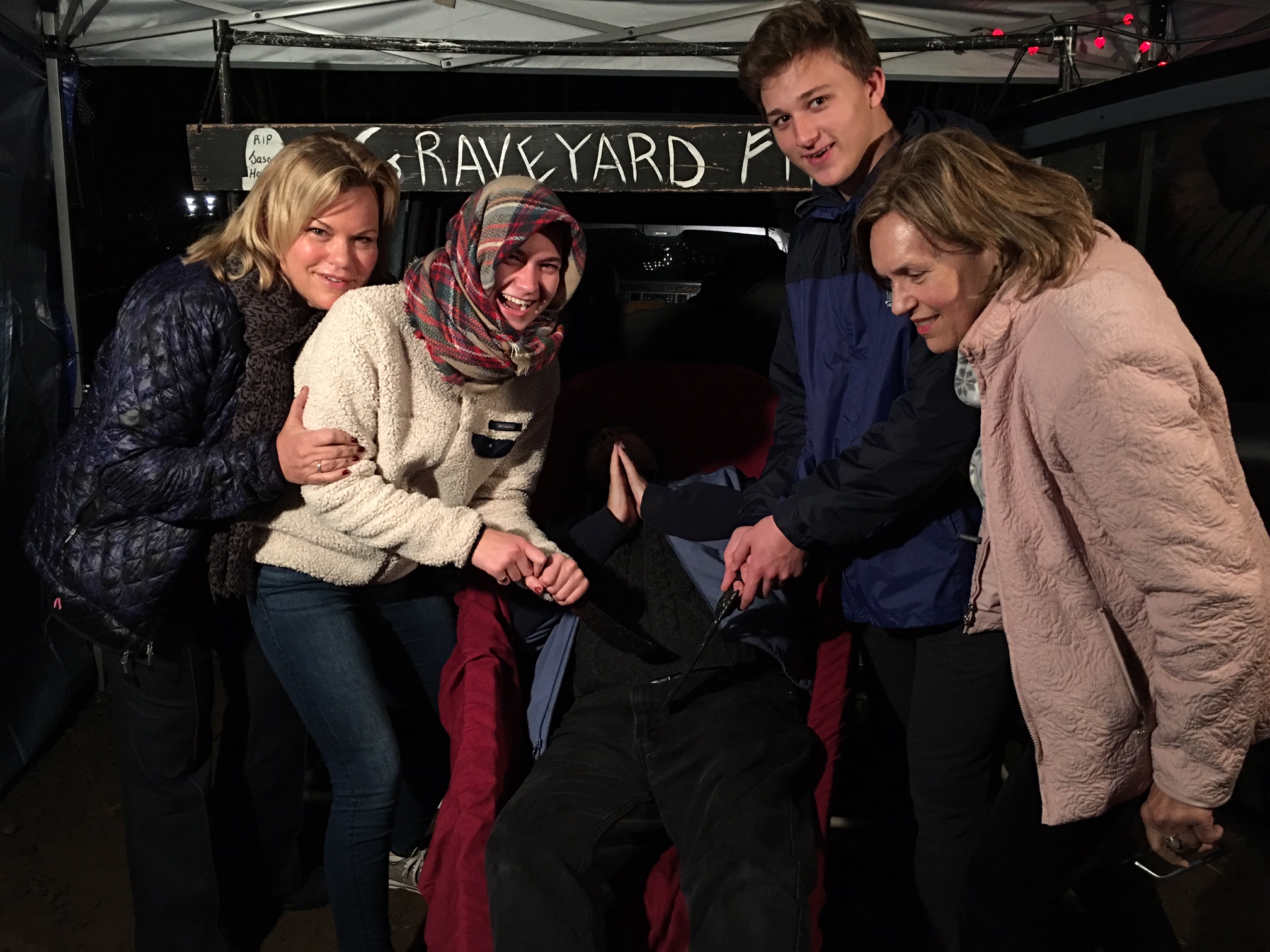 The crew at Frightmare Farms, Fulton, NY Oct. 30, 2016