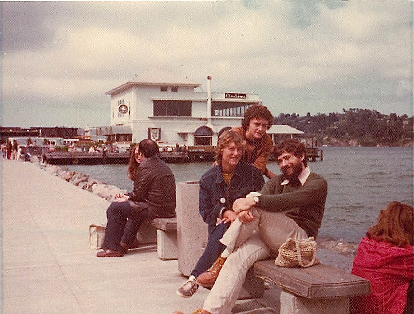 Cindy, Ann, & John Wagner, Aug. 1975 Sausalito, CA