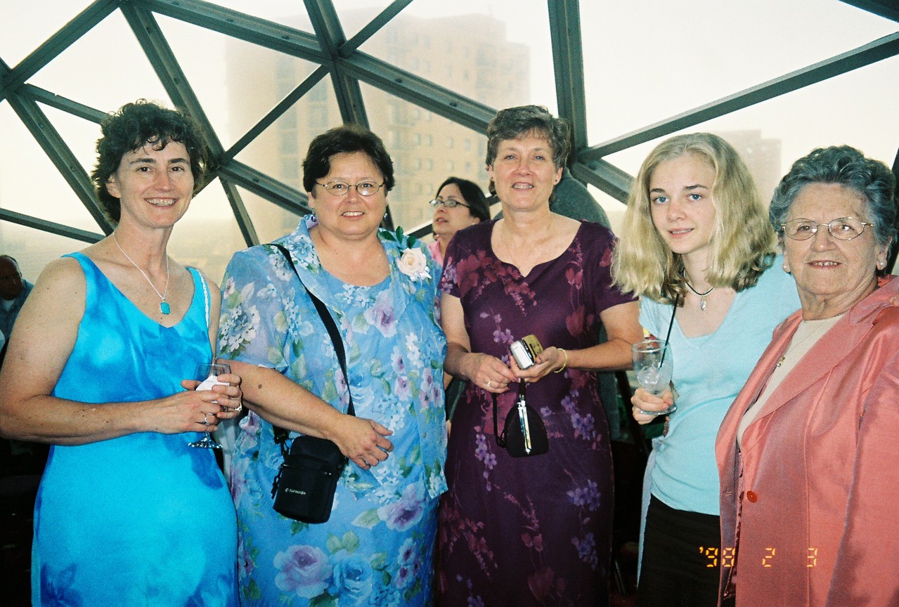 Wedding, Minnesota, 2004 Ann, relative, Cindy, Kathleen, Mary Lou Wagner