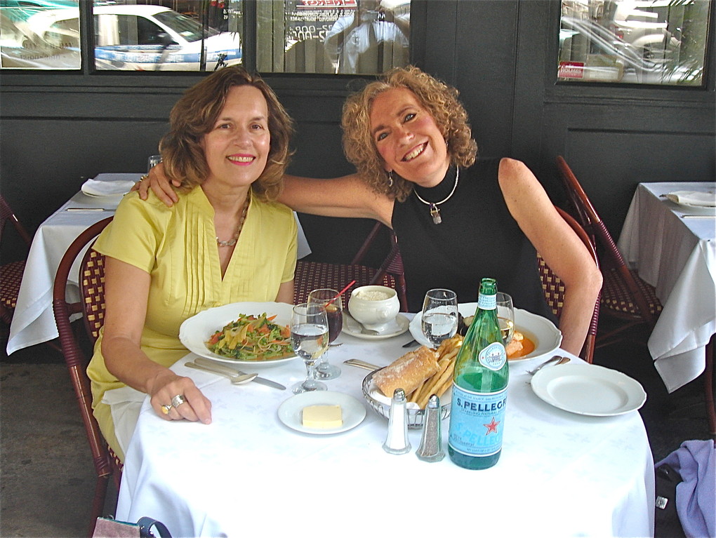 Lorraine Gudas & Elaine Fuchs, 7-11-12...classmates at Princeton