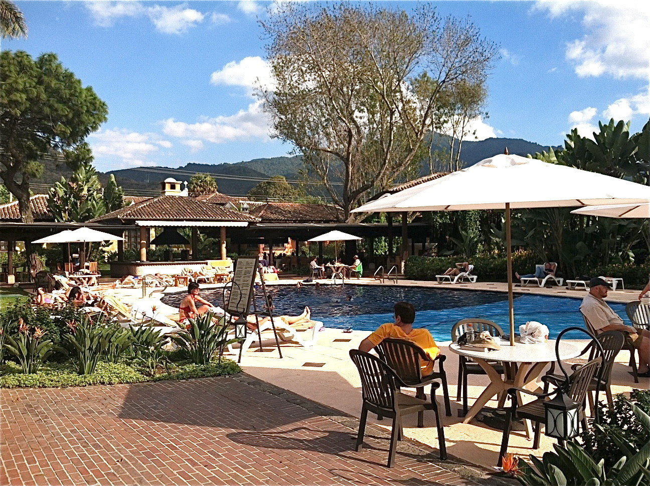 swimming pool at the hotel, beautiful!