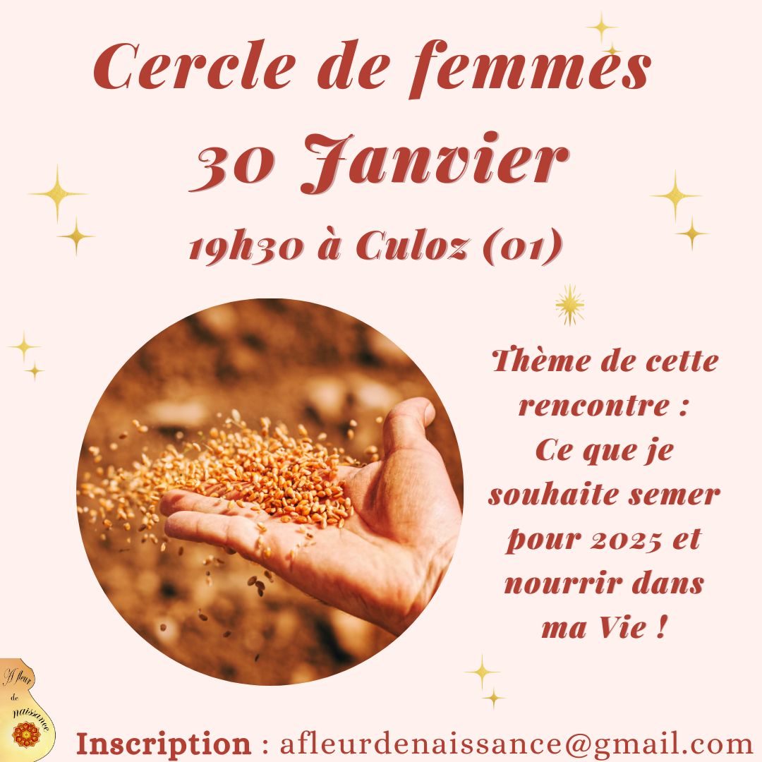 Cercle de femmes - 30 janvier 25 à Culoz