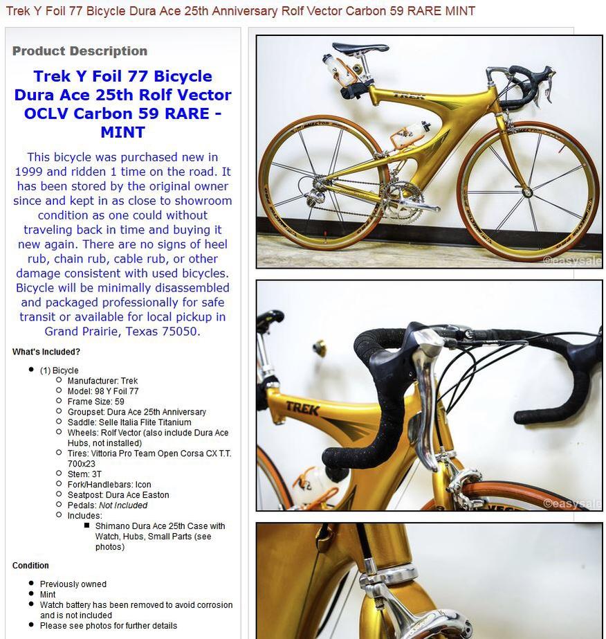 Trek y foil 77 for sale outlet