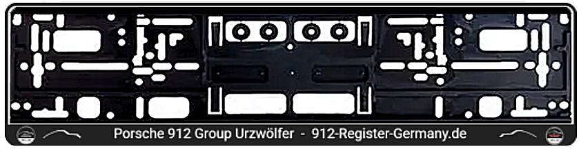 Porsche 912 Kennzeichen-Halter