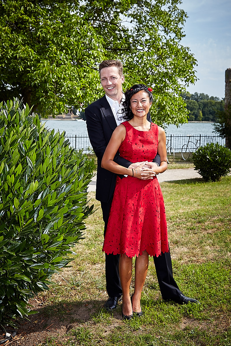 Hochzeitspaar auf Burg Crass, Eltville