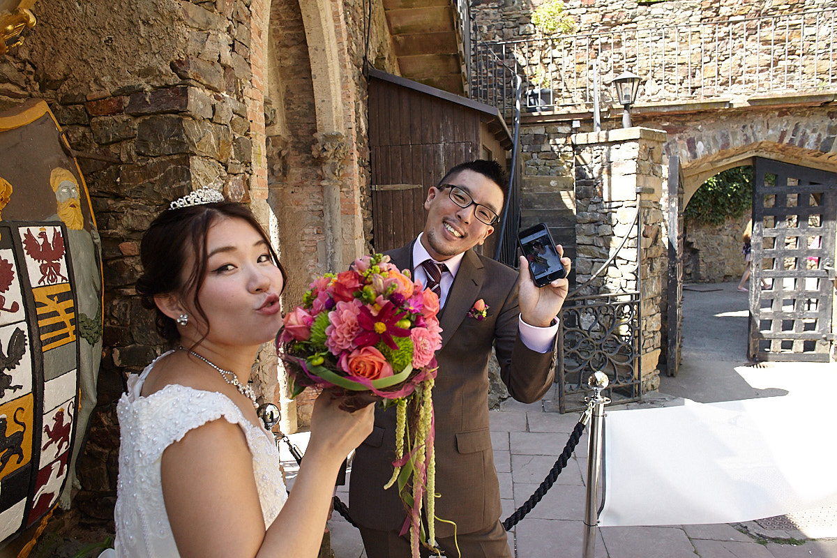 Hochzeitspaar Selfie