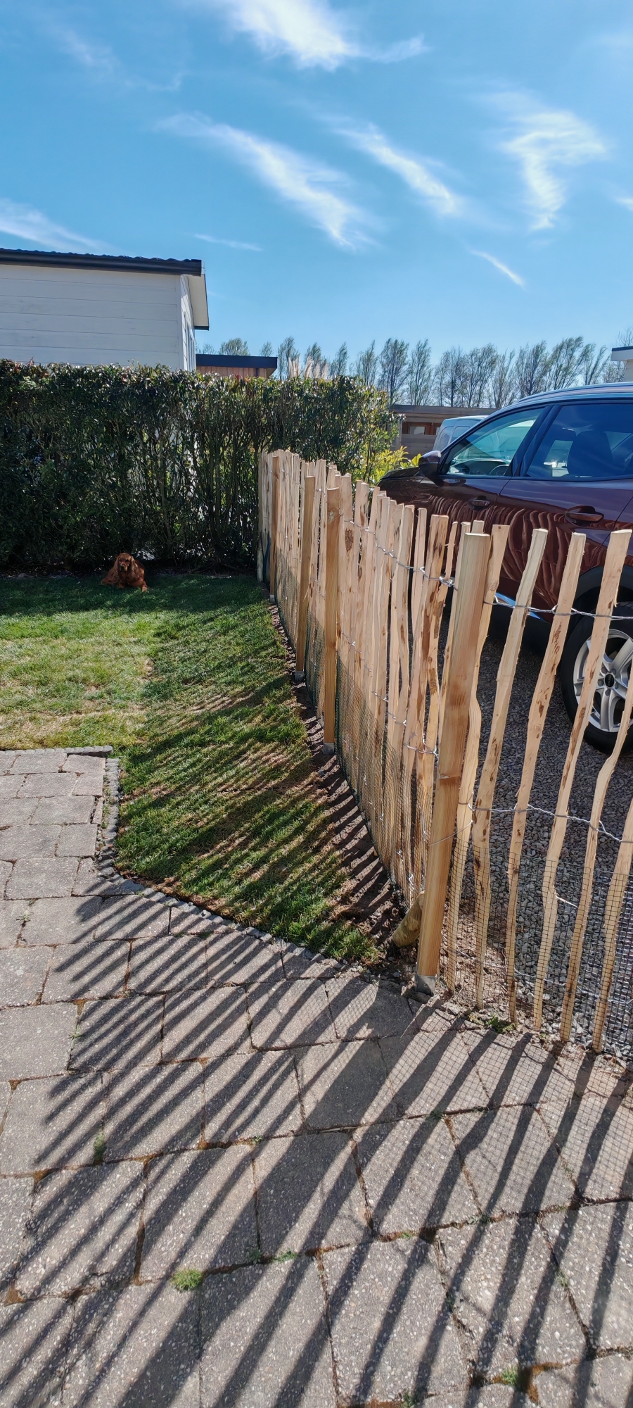 Der Zaun ist fertig! 