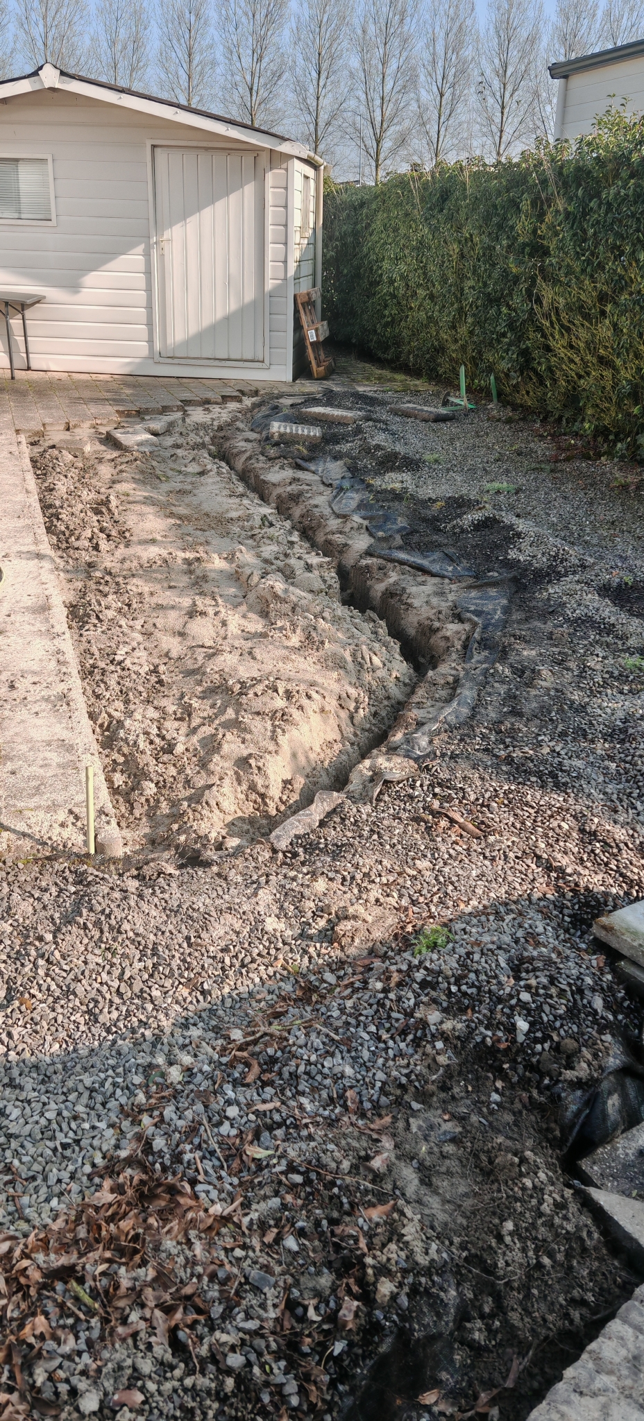 Der neue Weg, entsteht. 