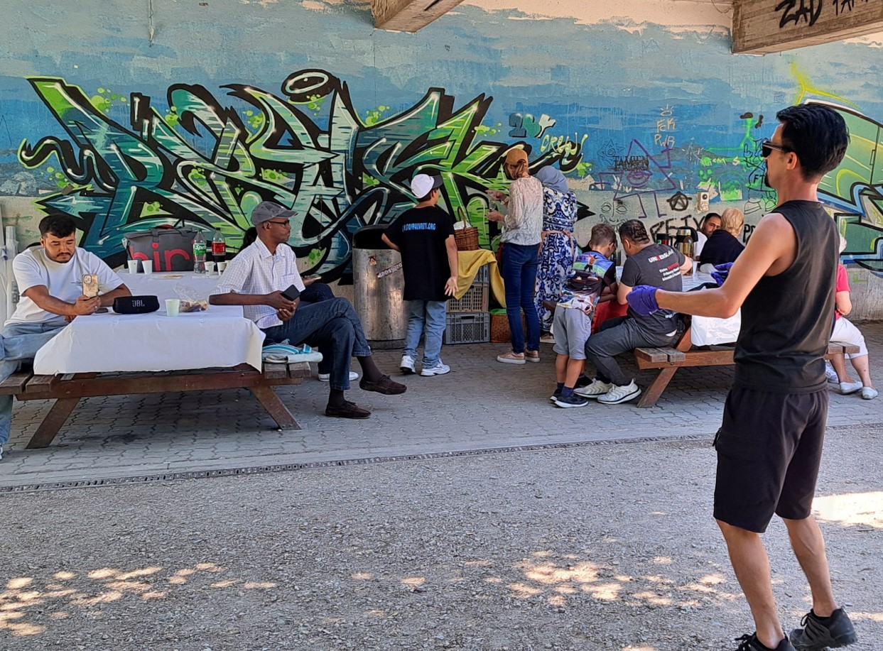les tables commencent etre occupées