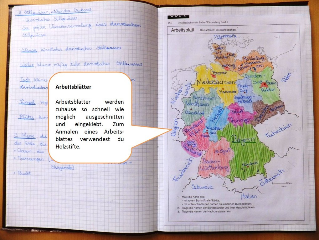 Arbeitsblätter