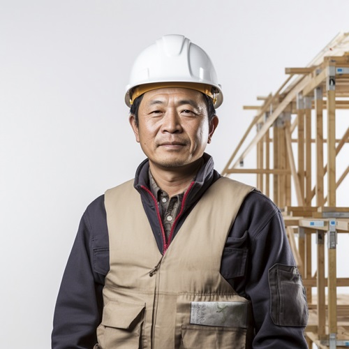大工さん z166.建築現場で働く人＋2点【人関連】無料画像 - QREON素材ノート