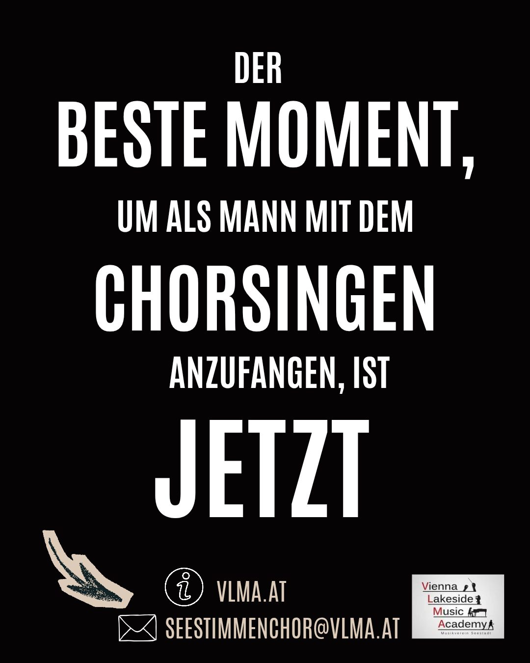 Männerstimmen gesucht
