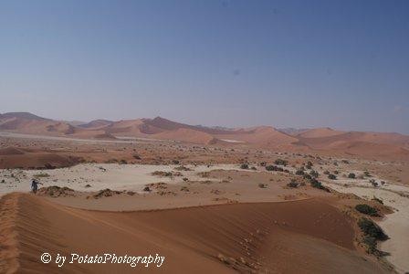 Sossusvlei / Namibia - from the top of dune # 45