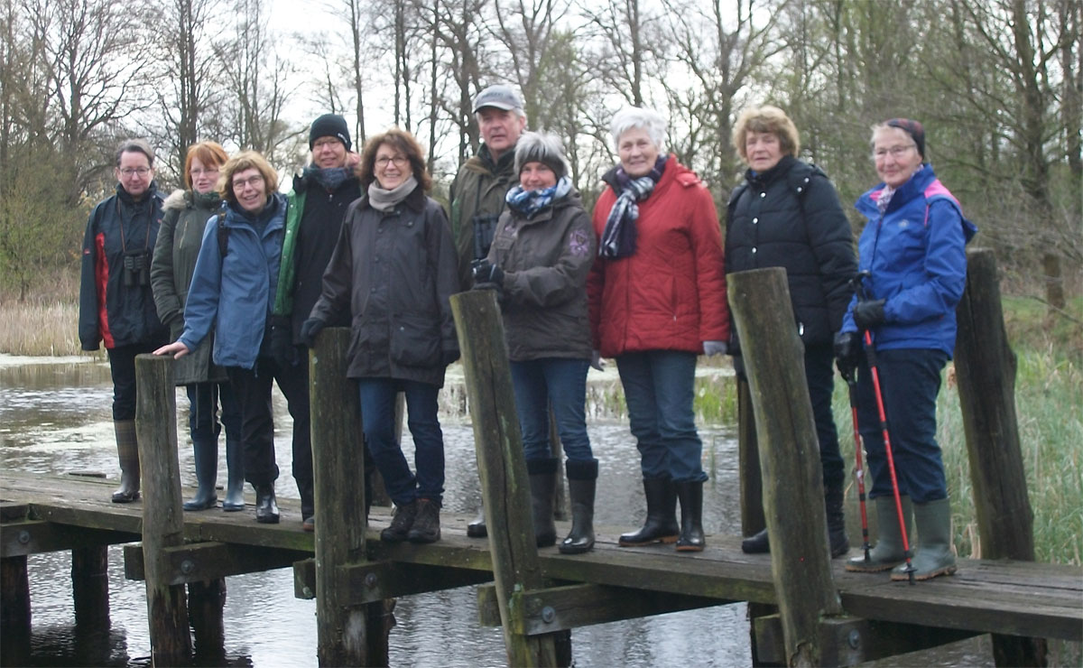 Gruppe am Bargfelder Badeteich