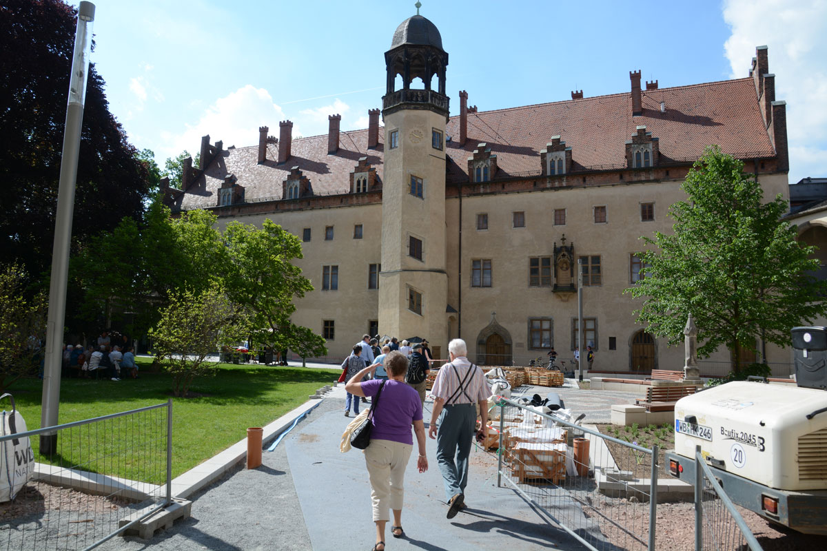 Das einstige Wohnhaus Martin Luthers.