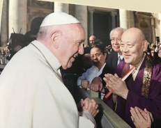 京都仏教会代表・相国寺管長  有馬頼底氏