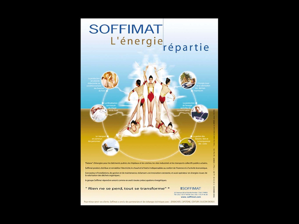 affiche Soffimat • 2001 © Agence Podium Communication