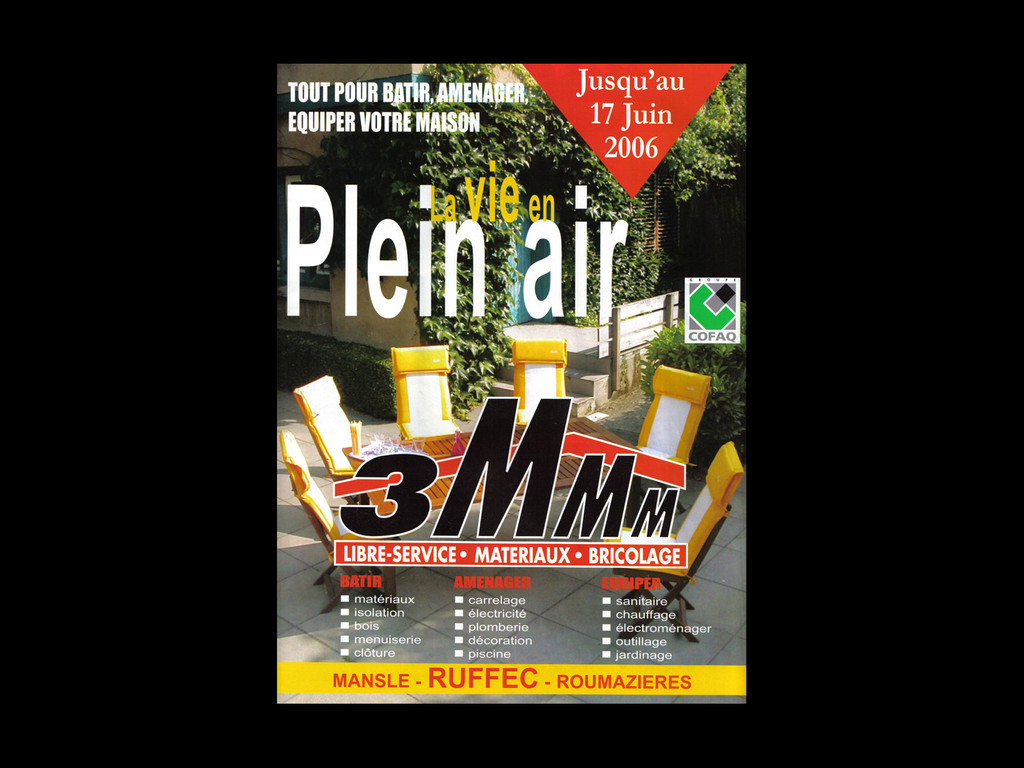 catalogue "La Vie en Plein Air" personnalisé pour 3MMM • 2006