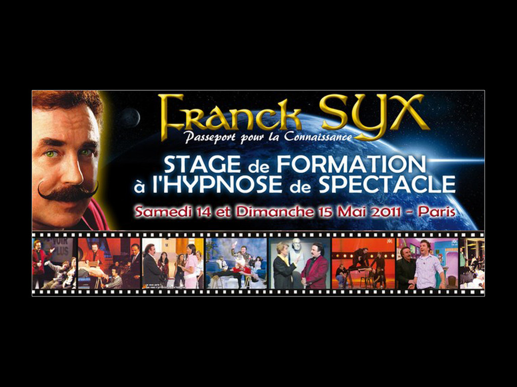 affiche Formation • Franck SYX