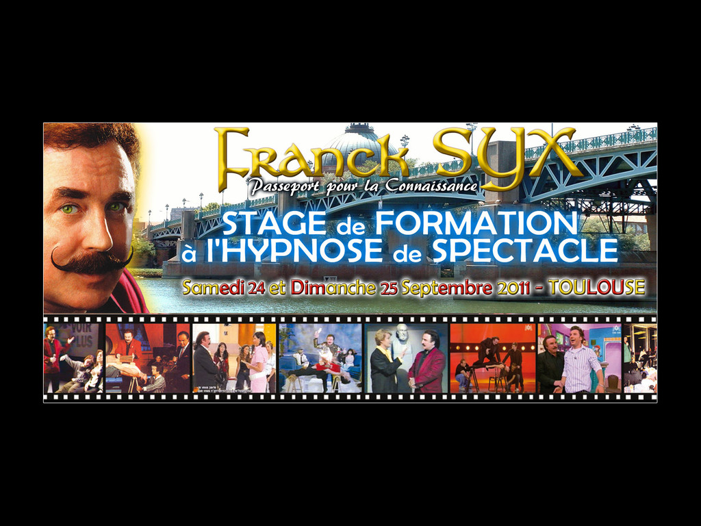 affiche Formation • Franck SYX