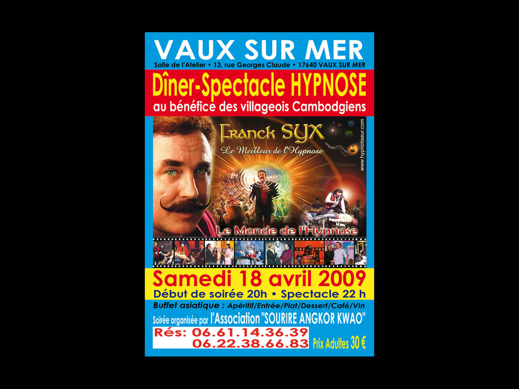 affiche Association "Sourire Angkor Kwao" • Franck SYX