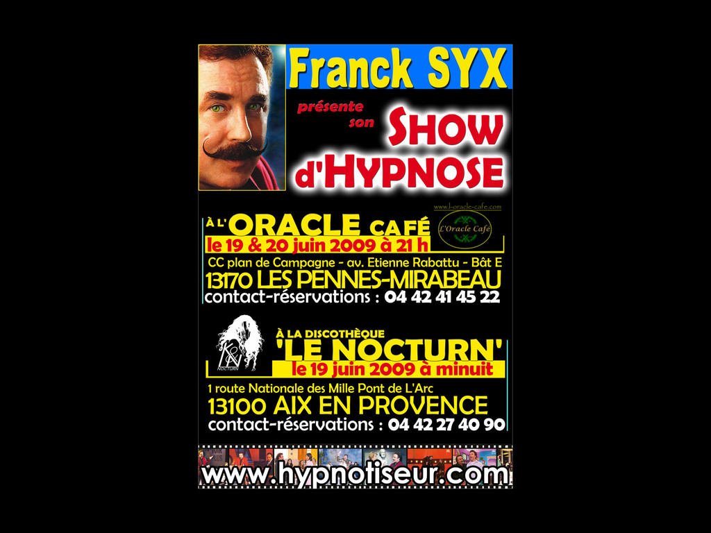 affiche Show d'Hypnose • Franck SYX