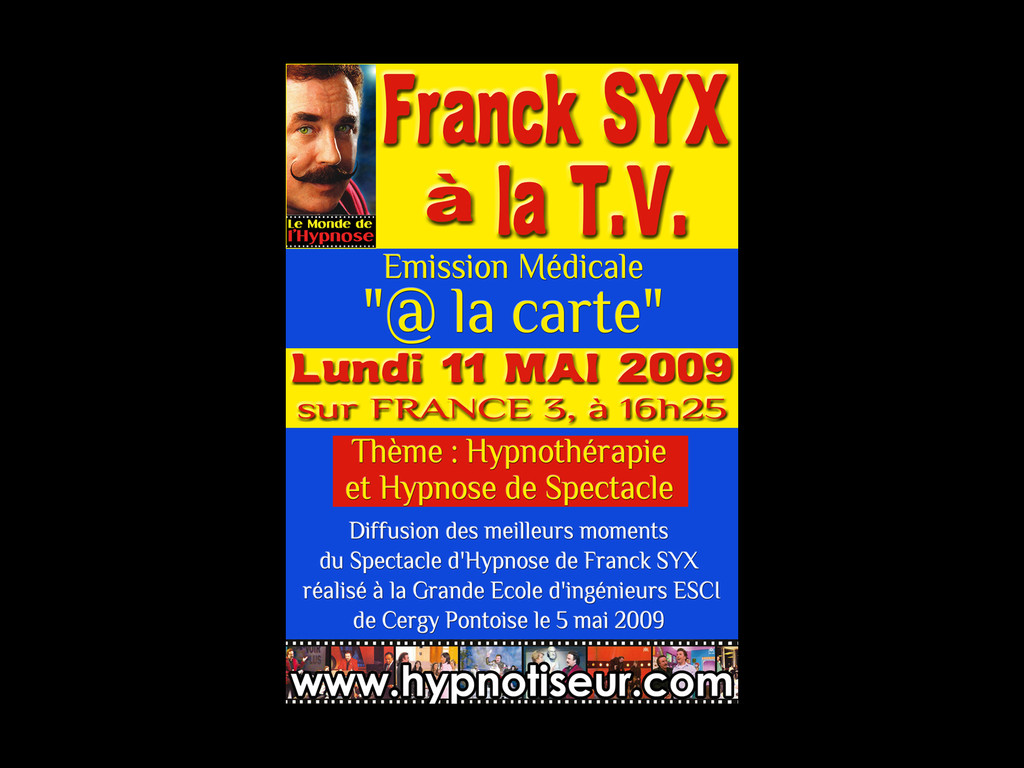 affiche Emission TV • Franck SYX