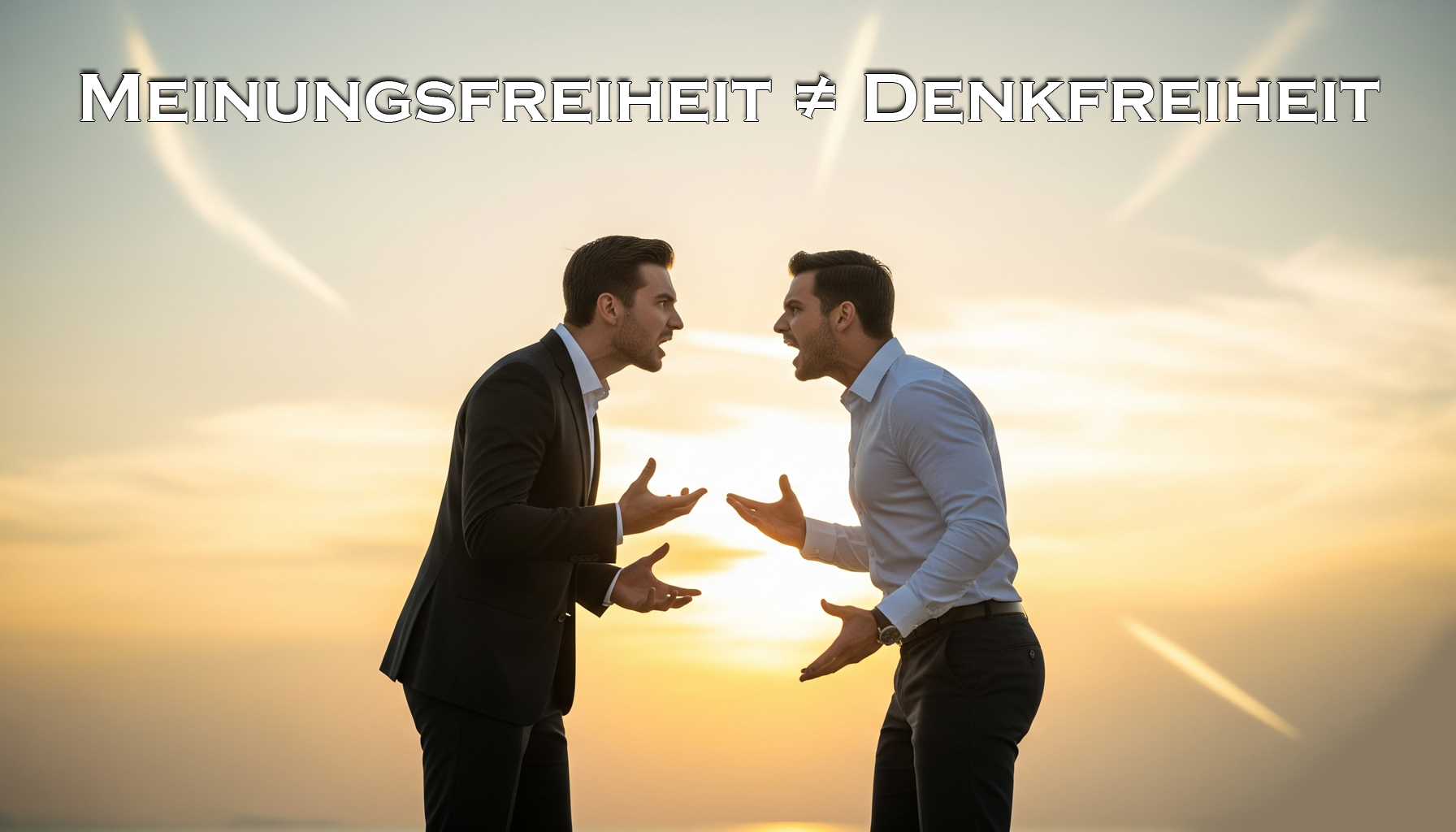 Meinungsfreiheit ≠ Denkfreiheit