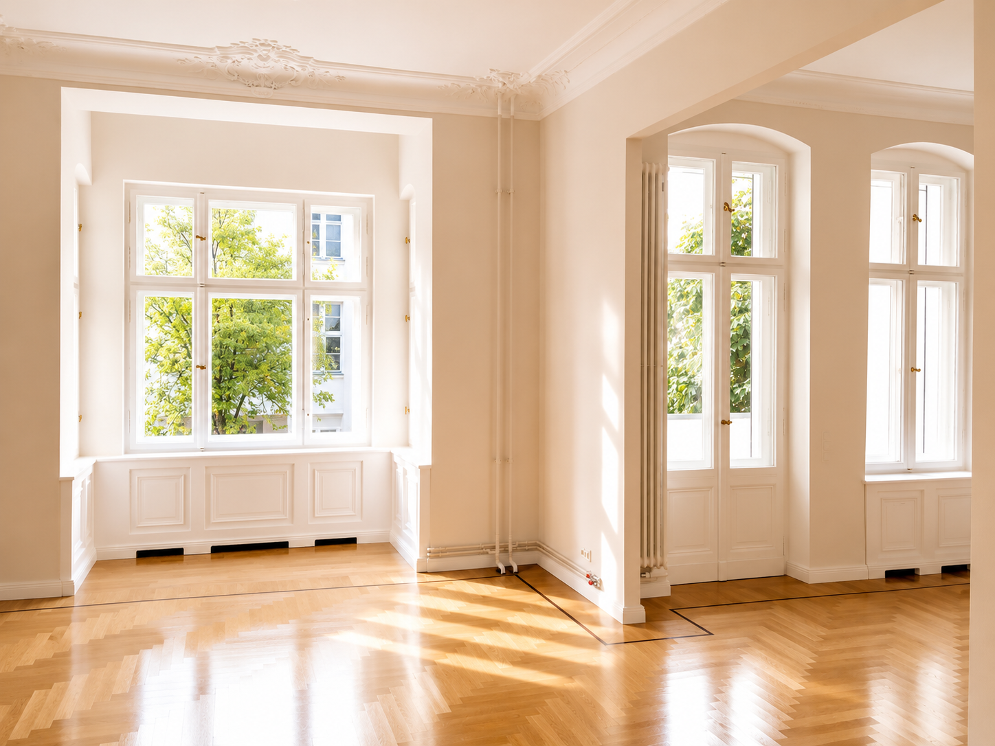 Luxussanierung Altbauwohnung Berlin-Wilmersdorf bauzeit berlin