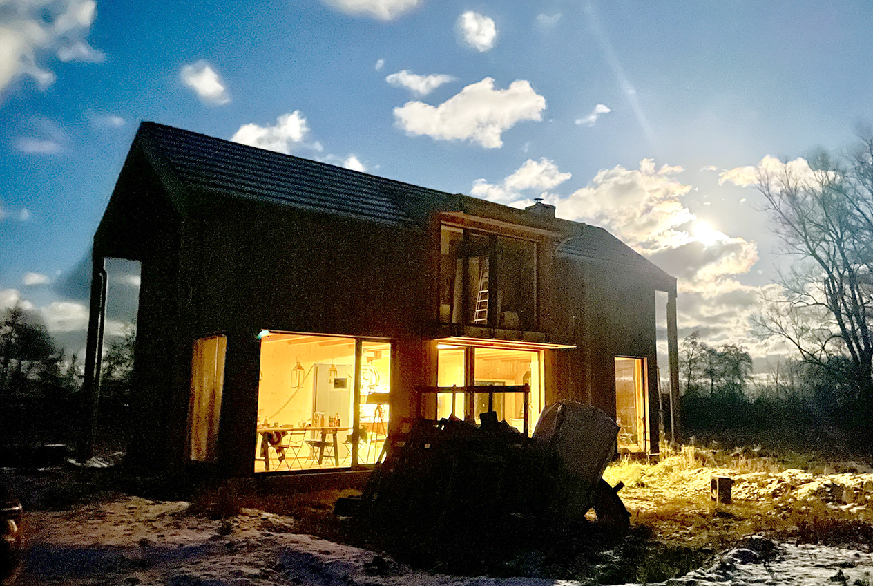Frohes Neues aus unserem Holzhaus auf Rügen