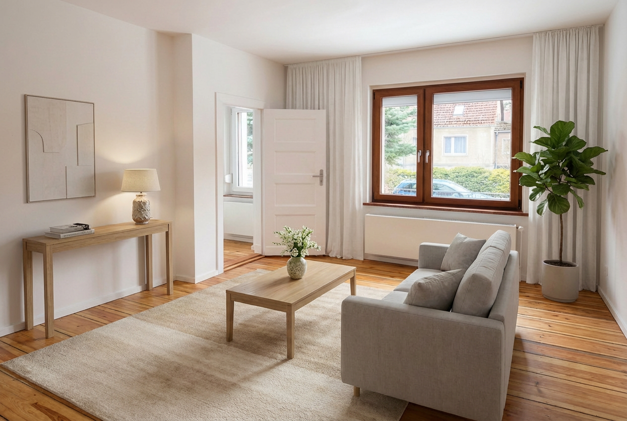 Fertigstellung in Berlin-Pankow: Aus entkerntem Reihenendhaus wird ein Zuhause