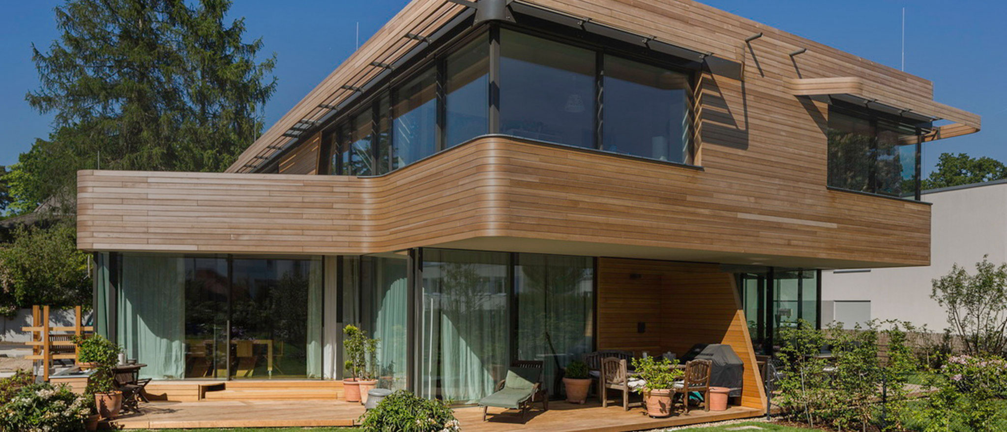 Plus-Energie-Häuser Wannsee Holzbau