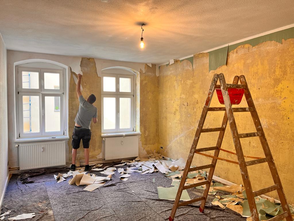 Wohnzimmer Sitzecke Vorher