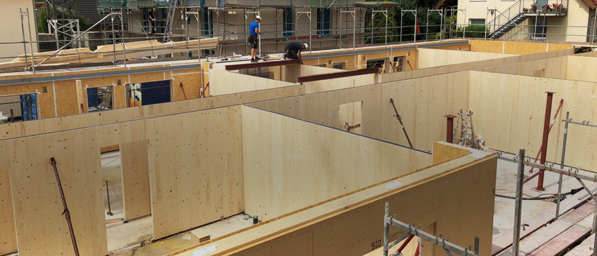 Holzbau Heinersdorf Bauleitung