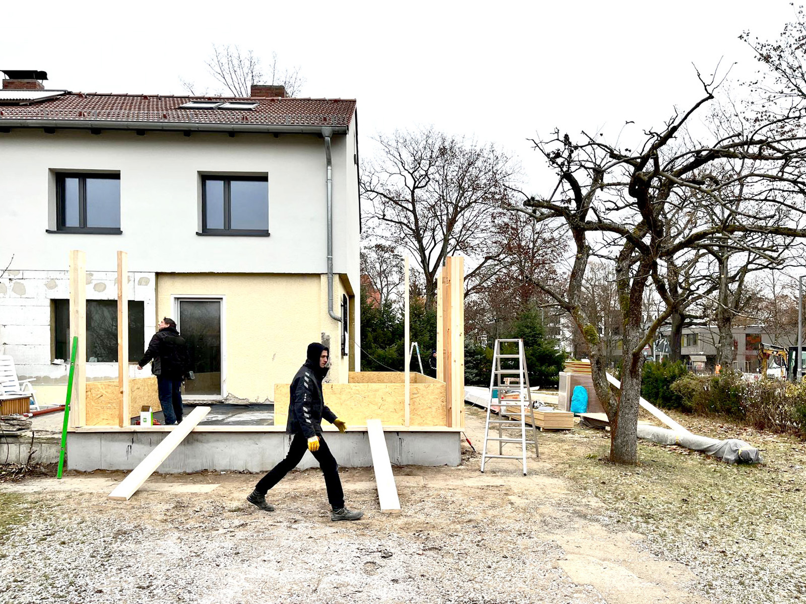 Baufortschritte 60er Jahre Haus Sanierung in Berlin-Lankwitz