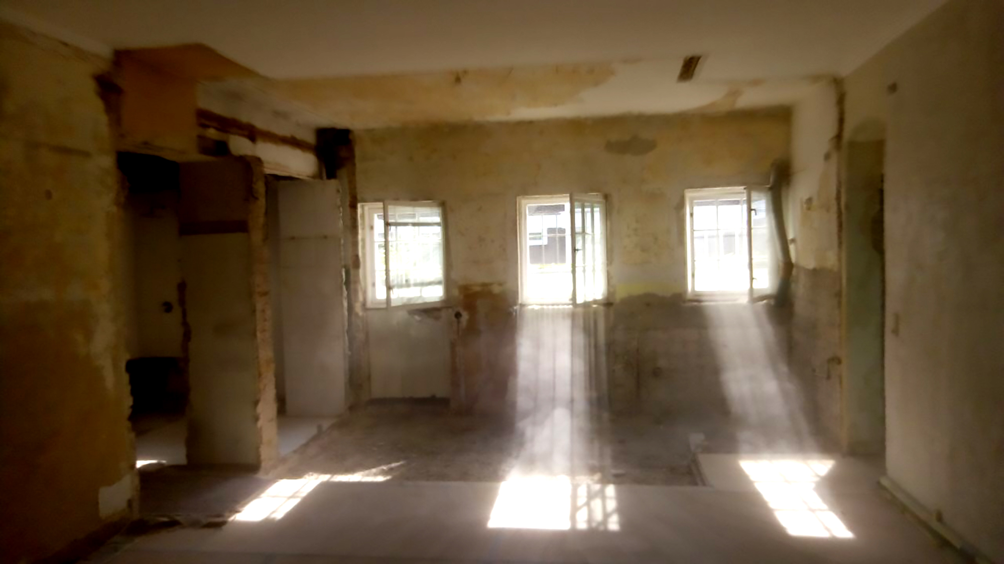 Entkernung der Landhausvilla in Berlin-Zehlendorf