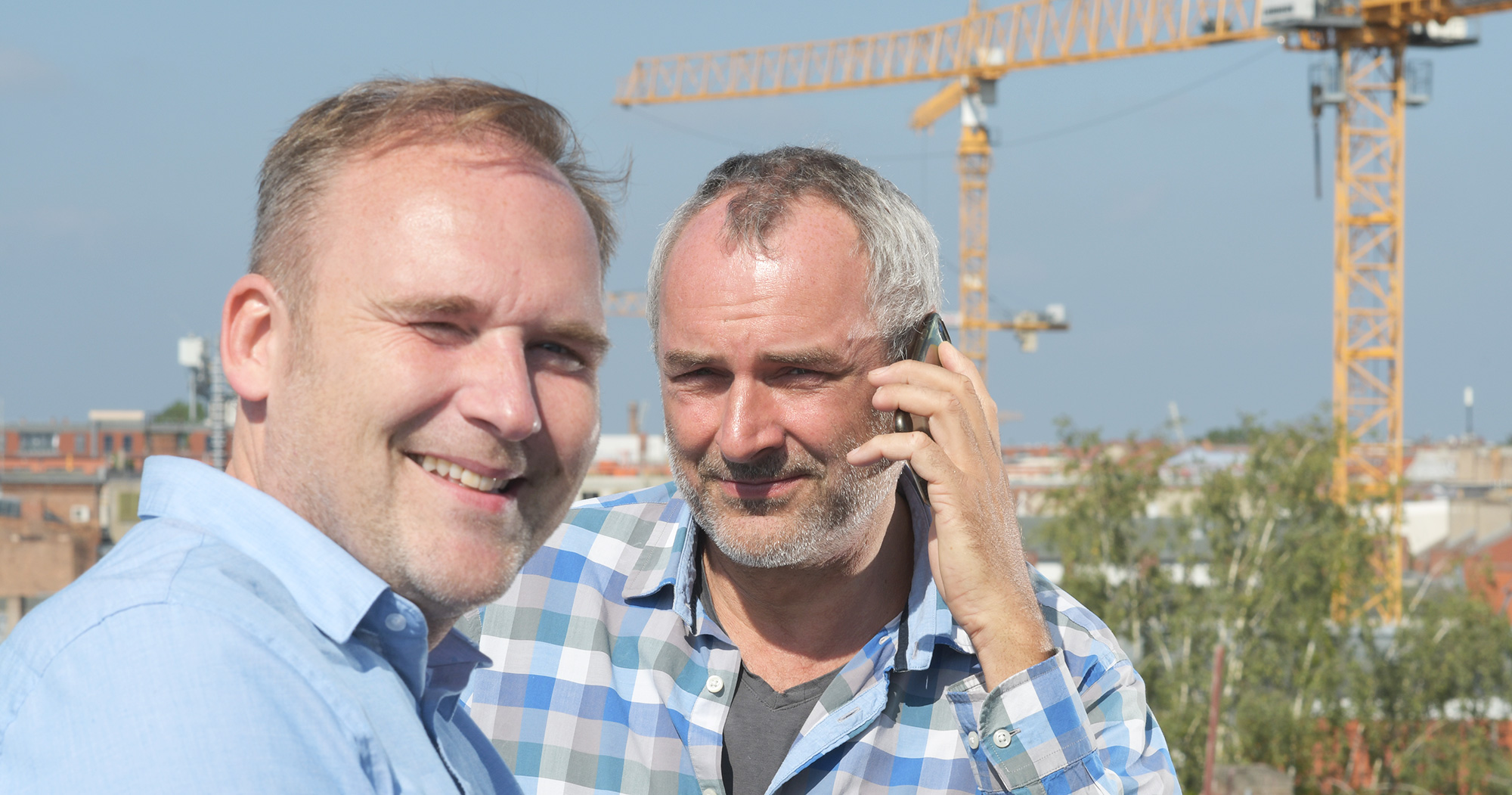Jens Kiewitt und Robert Wilhelm bauzeit berlin
