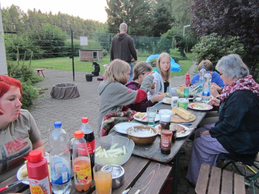 Gemeinsames Grillen