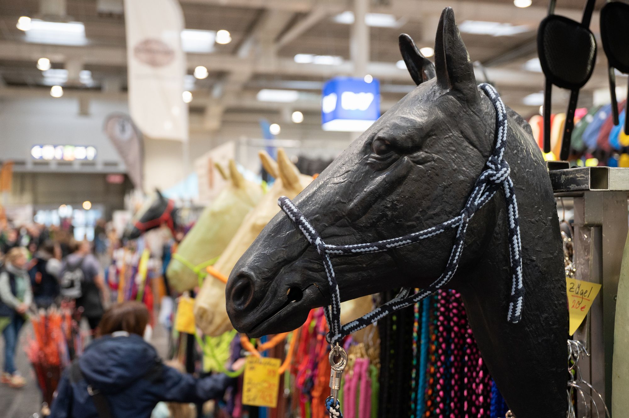 Reiter fanden ein umfassendes Angebot auf der Messe. Foto: Deutsche Messe